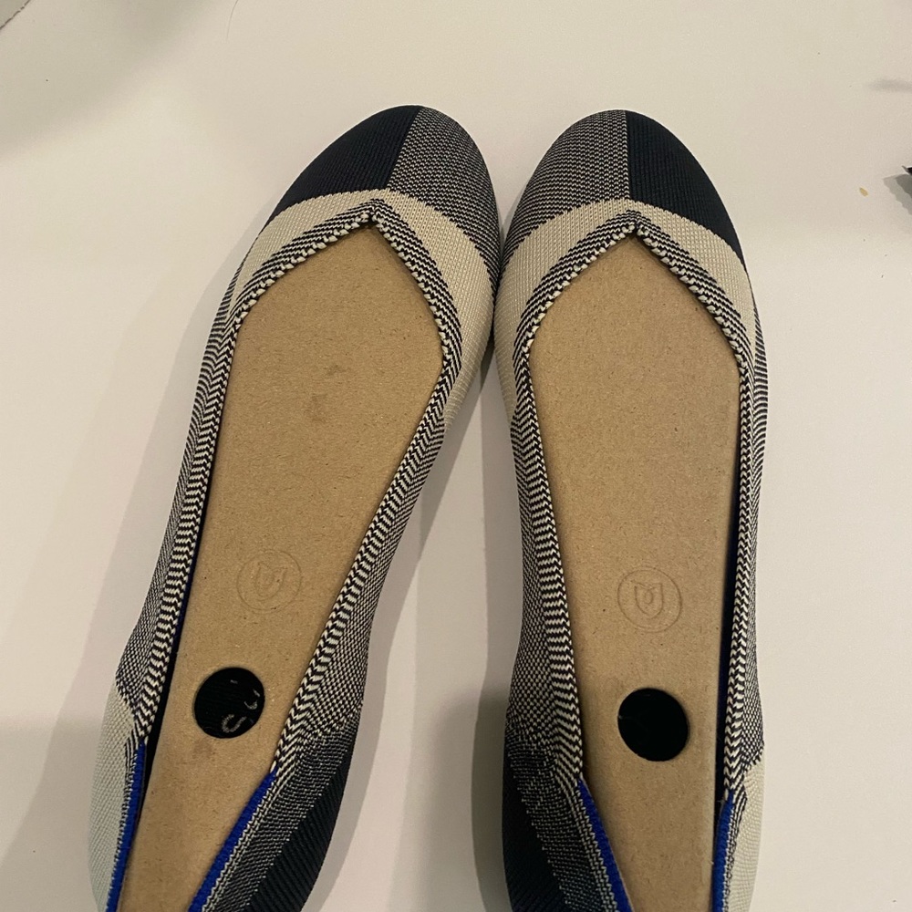 Rothy’s Black and White Flats size 11